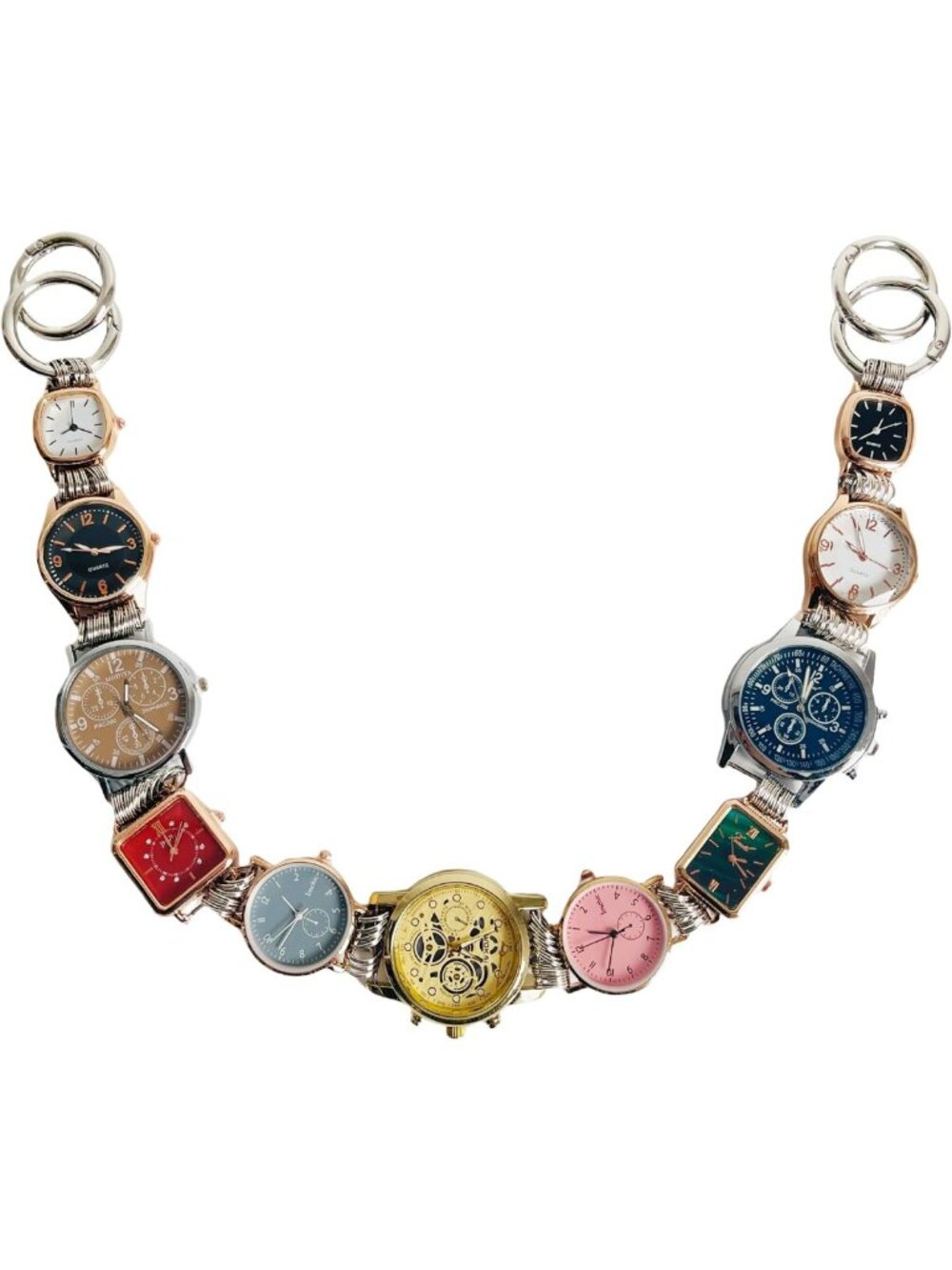 Vintage Keychain for Women | Linked Chain Purse Charm | Handbag & Tote Bag